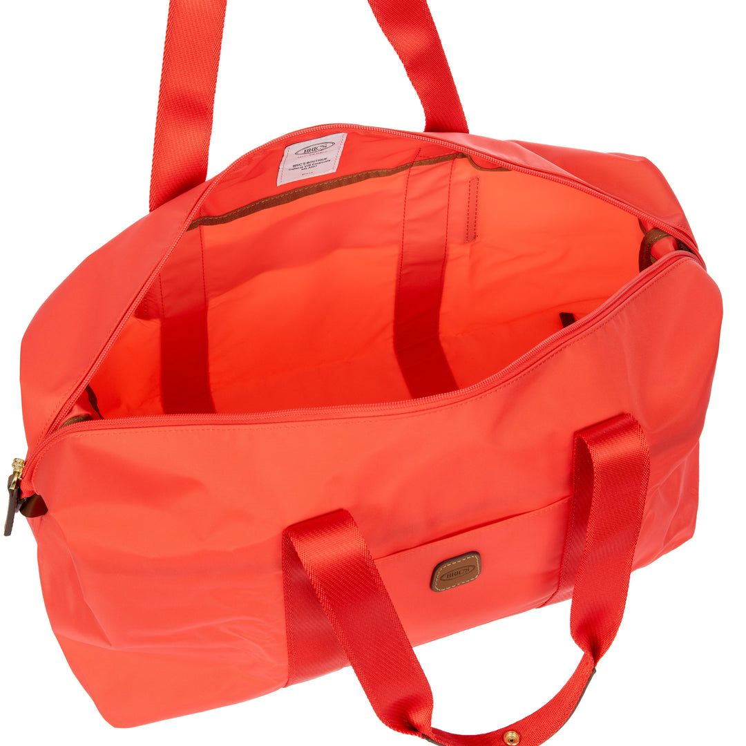 Binnenkant van de Bric's underseater weekendtas poppy #kleur_poppy