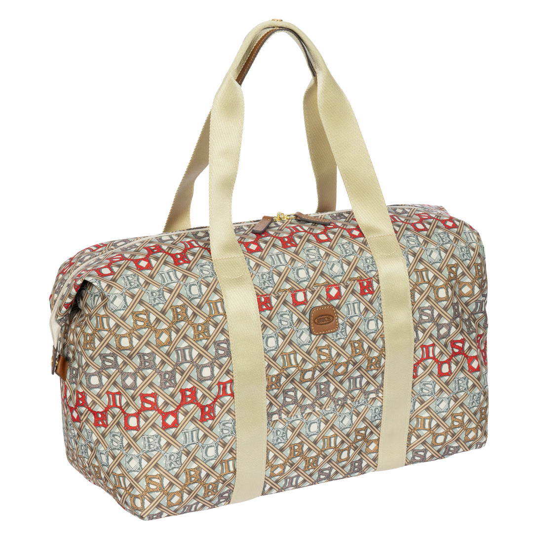 Voorzijde van de Bric's underseater in Macramè print #kleur_macramè