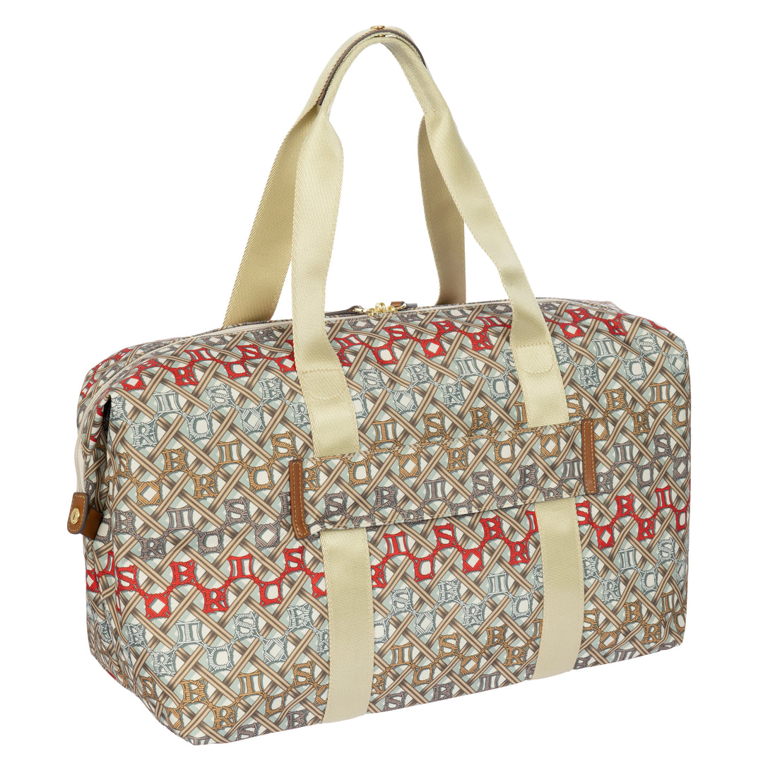 Achterkant van de Bric's underseater in Macramè print #kleur_macramè