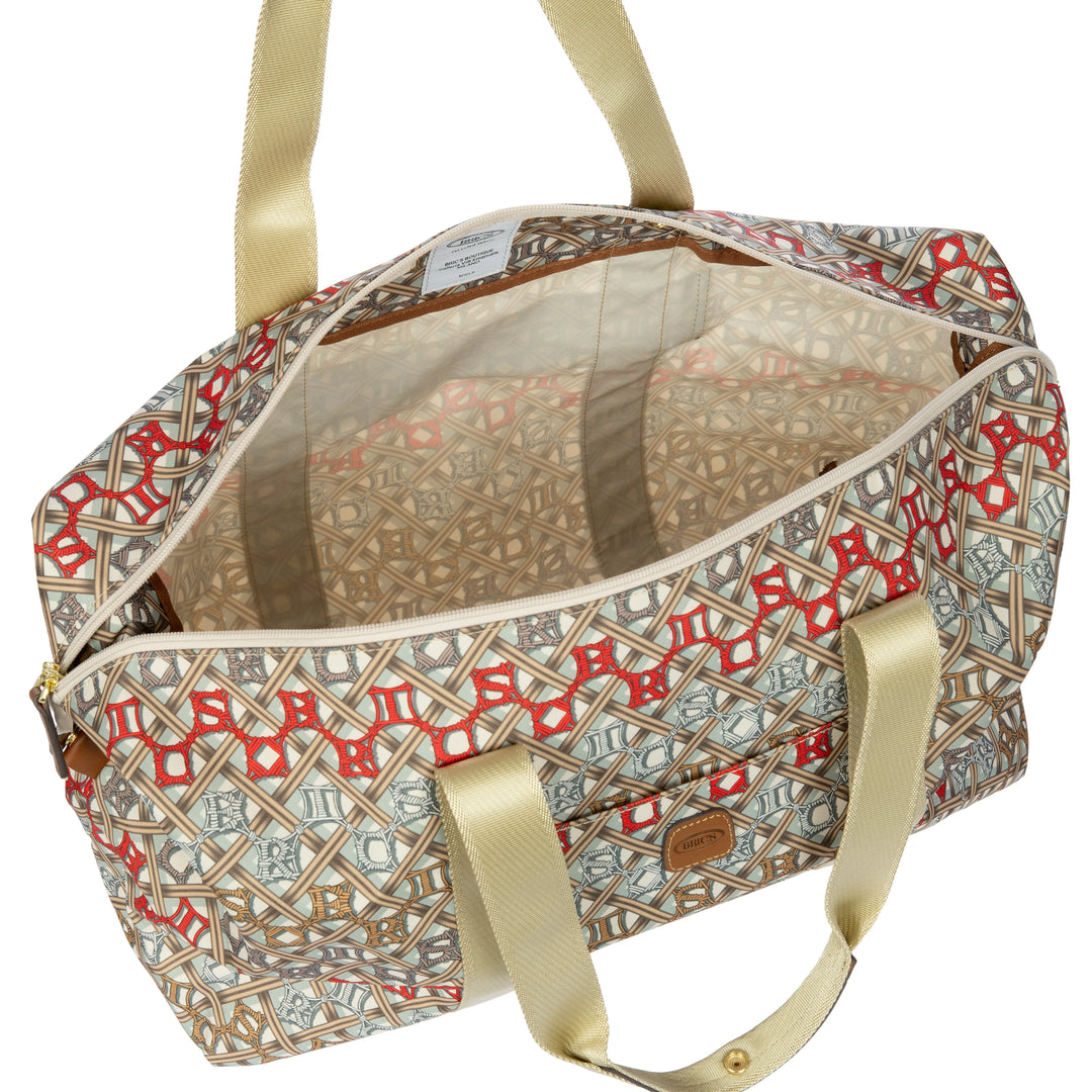 Binnenkant van de Bric's underseater in Macramè print #kleur_macramè