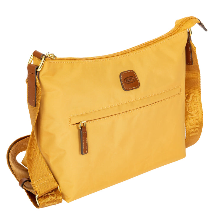 Voorzijde van de Bric's 45056 crossbodytas in honey #kleur_honey