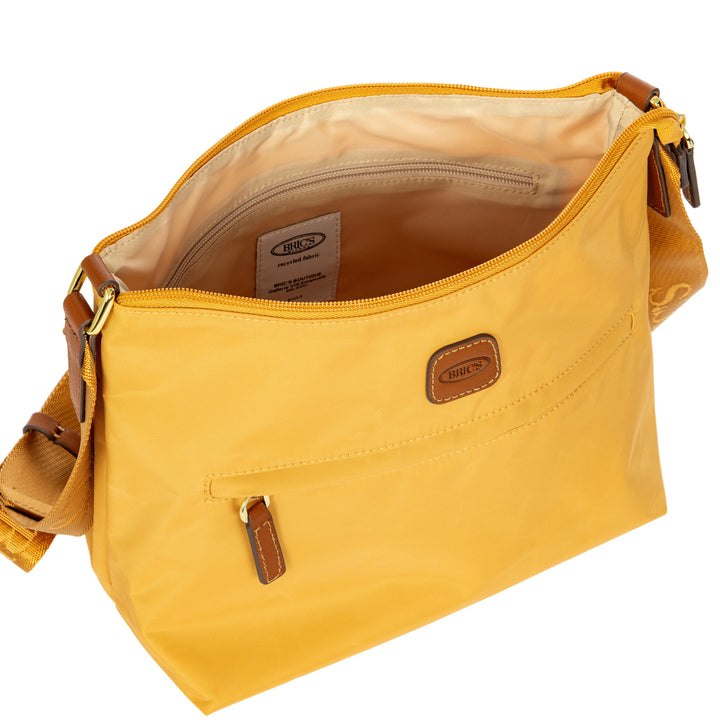 Binnenkant van de Bric's 45056 crossbodytas in honey #kleur_honey