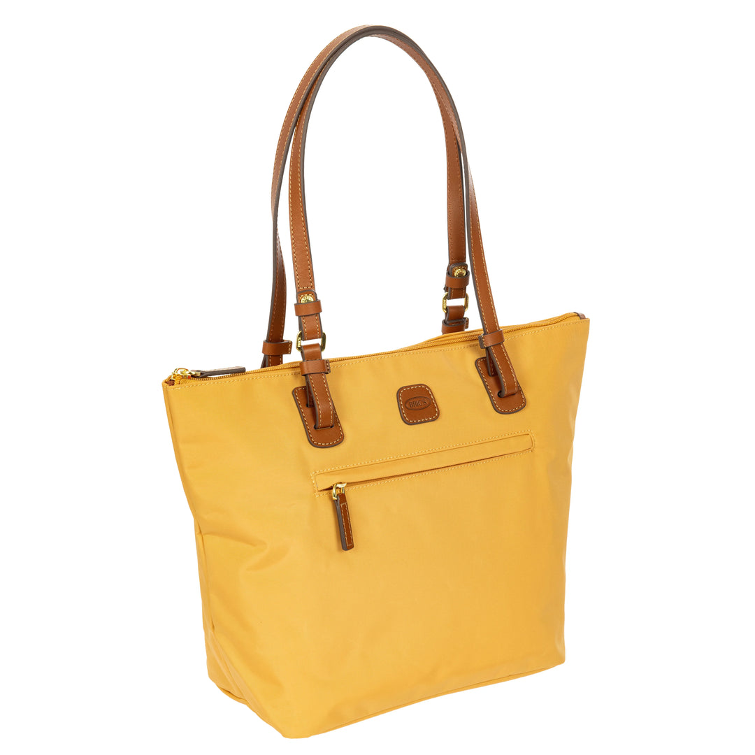Voorzijde van de Bric's middelmaat shopper in honey #kleur_honey