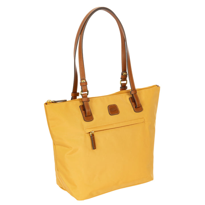 Voorzijde van de Bric's middelmaat shopper in honey #kleur_honey