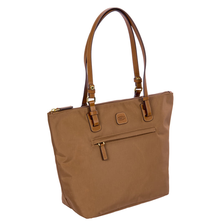 Voorzijde van de middelmaat shopper van Brics #kleur_brownie