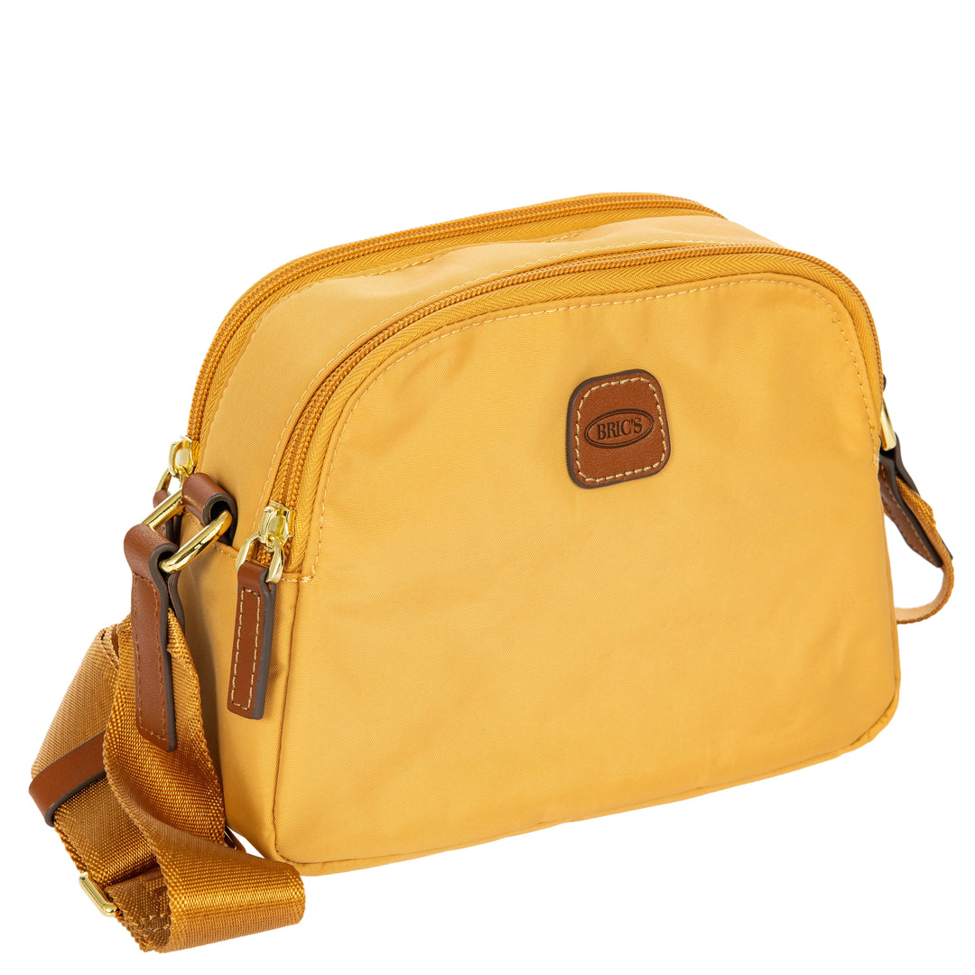 Voorzijde van de Bric's 45085 crossbodytas in honey #kleur_honey