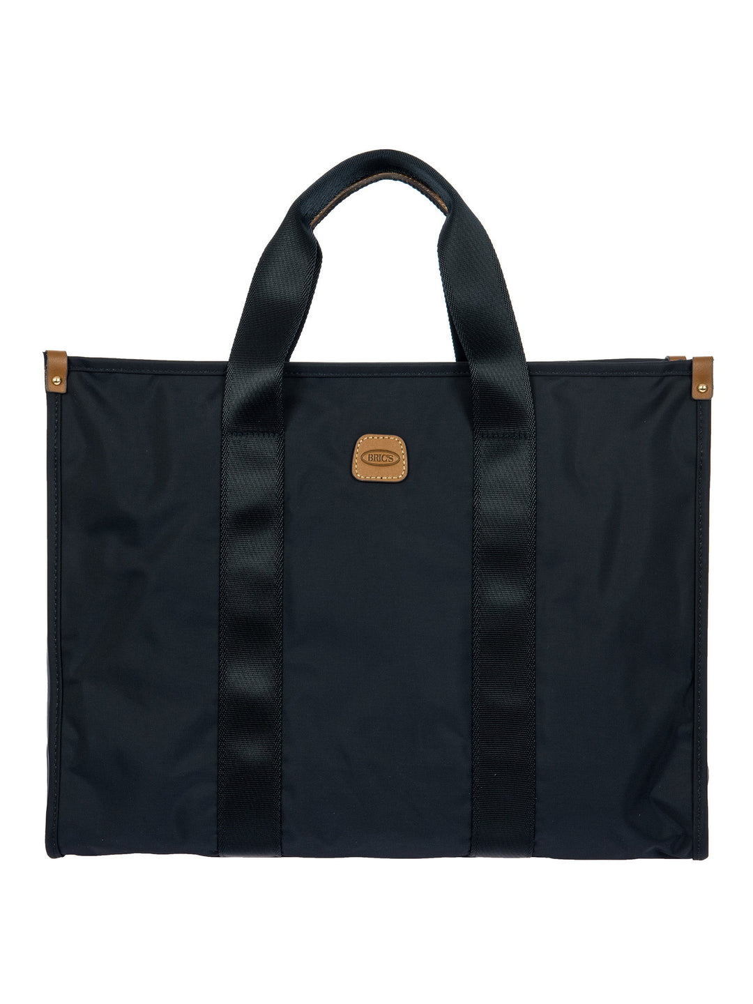 Voorkant van de grote laptop tas van Bric's #kleur_navy