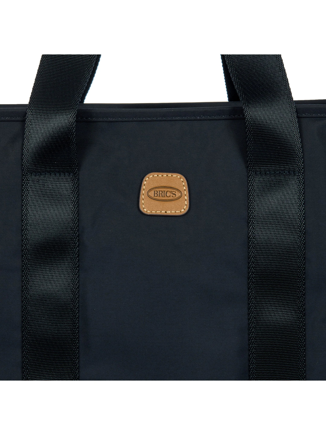 Details van de grote laptop tas van Bric's #kleur_navy