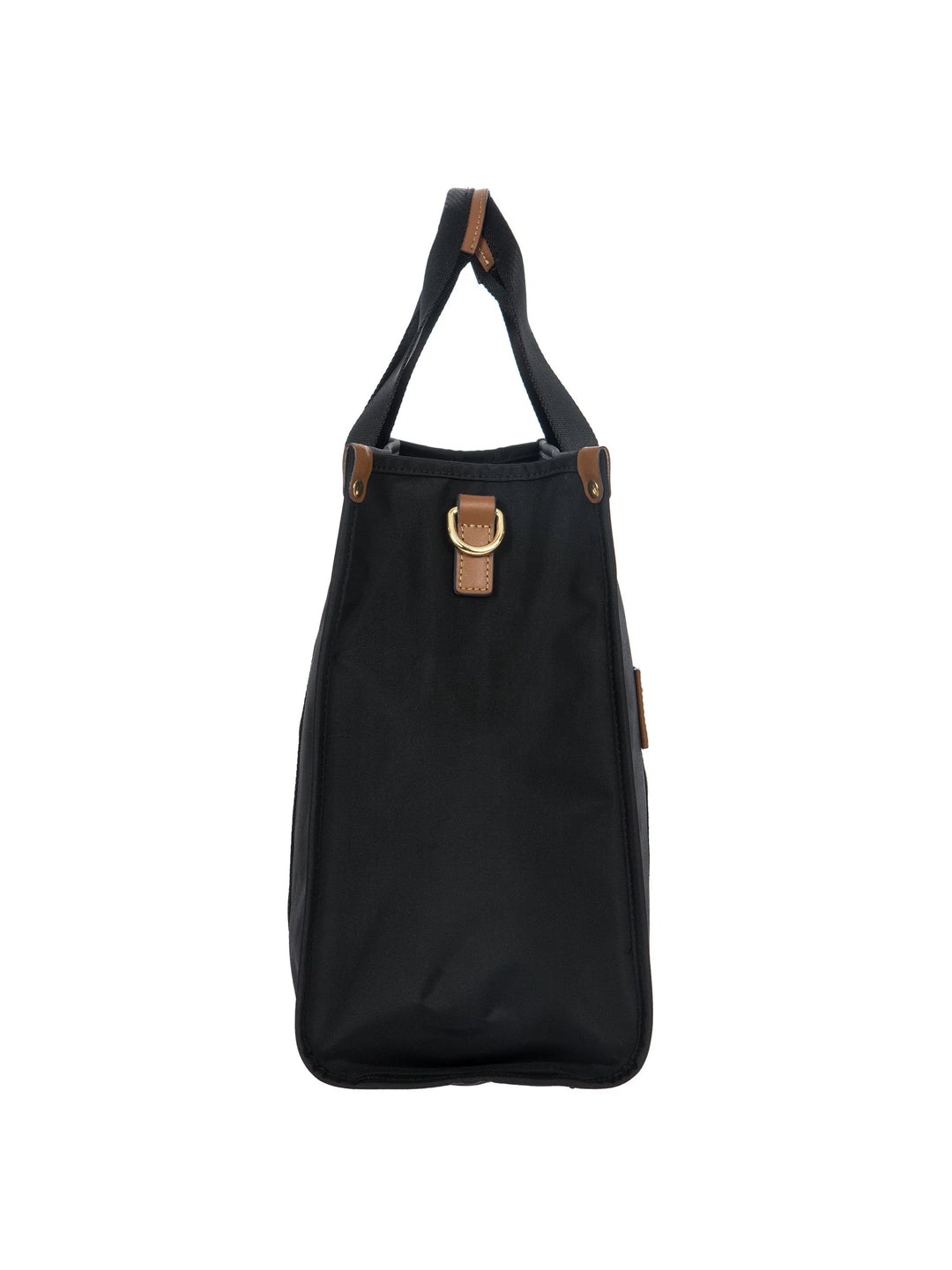 Zijkant van de grote laptop tas van Bric's #kleur_navy