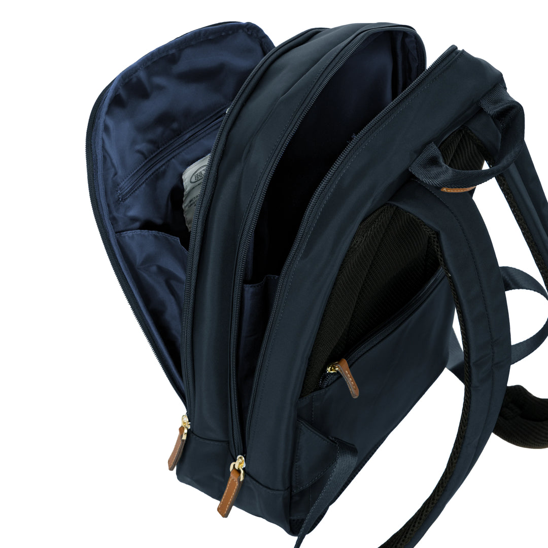 Binnenkant van de Bric's X-collection in het navy #kleur_navy