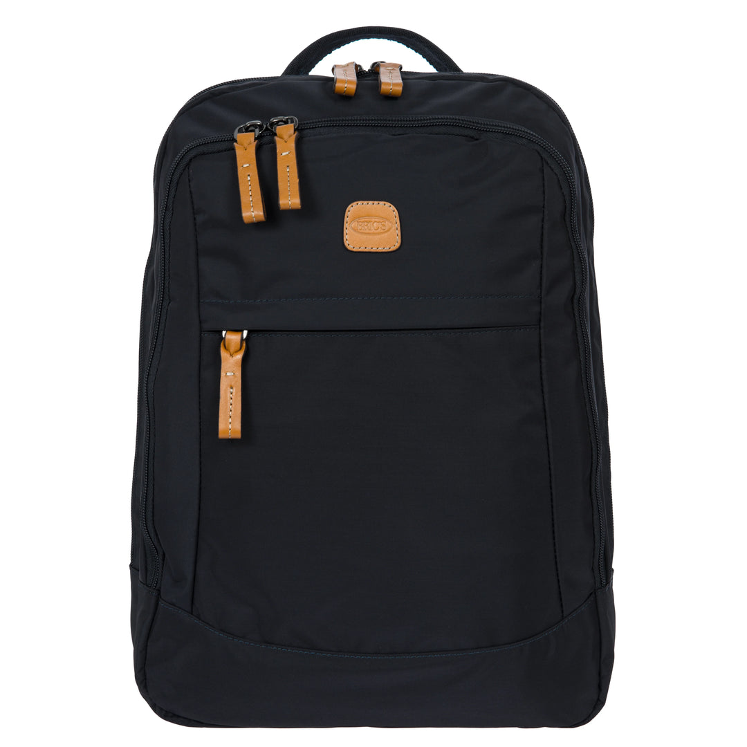 Voorkant van de Bric's BXL44649.101.01 rugzak uit de X-collection in het zwart #kleur_zwart