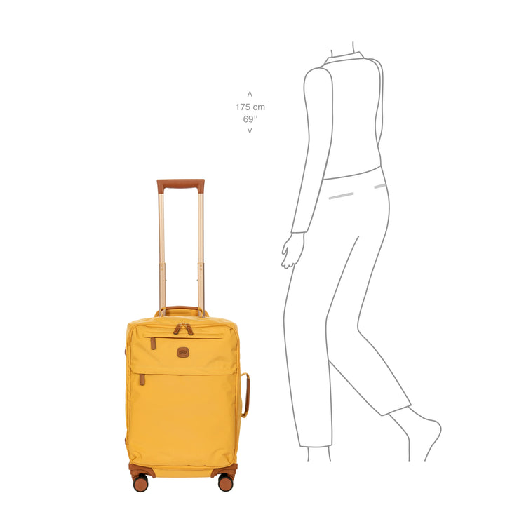 De X-collection _58117 Handbagage koffer honey in gebruik #kleur_honey