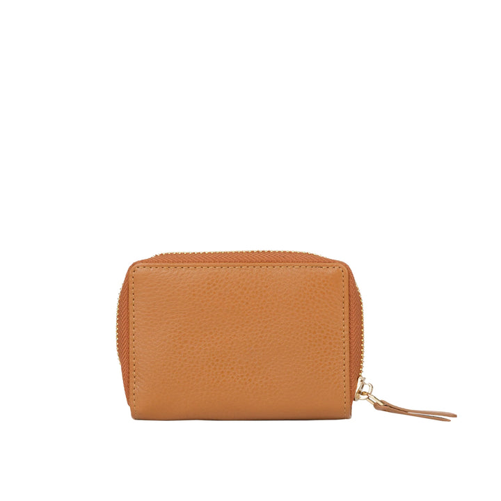 Achterkant Bellicci Capucine dames portemonnee cognac #kleur_cognac