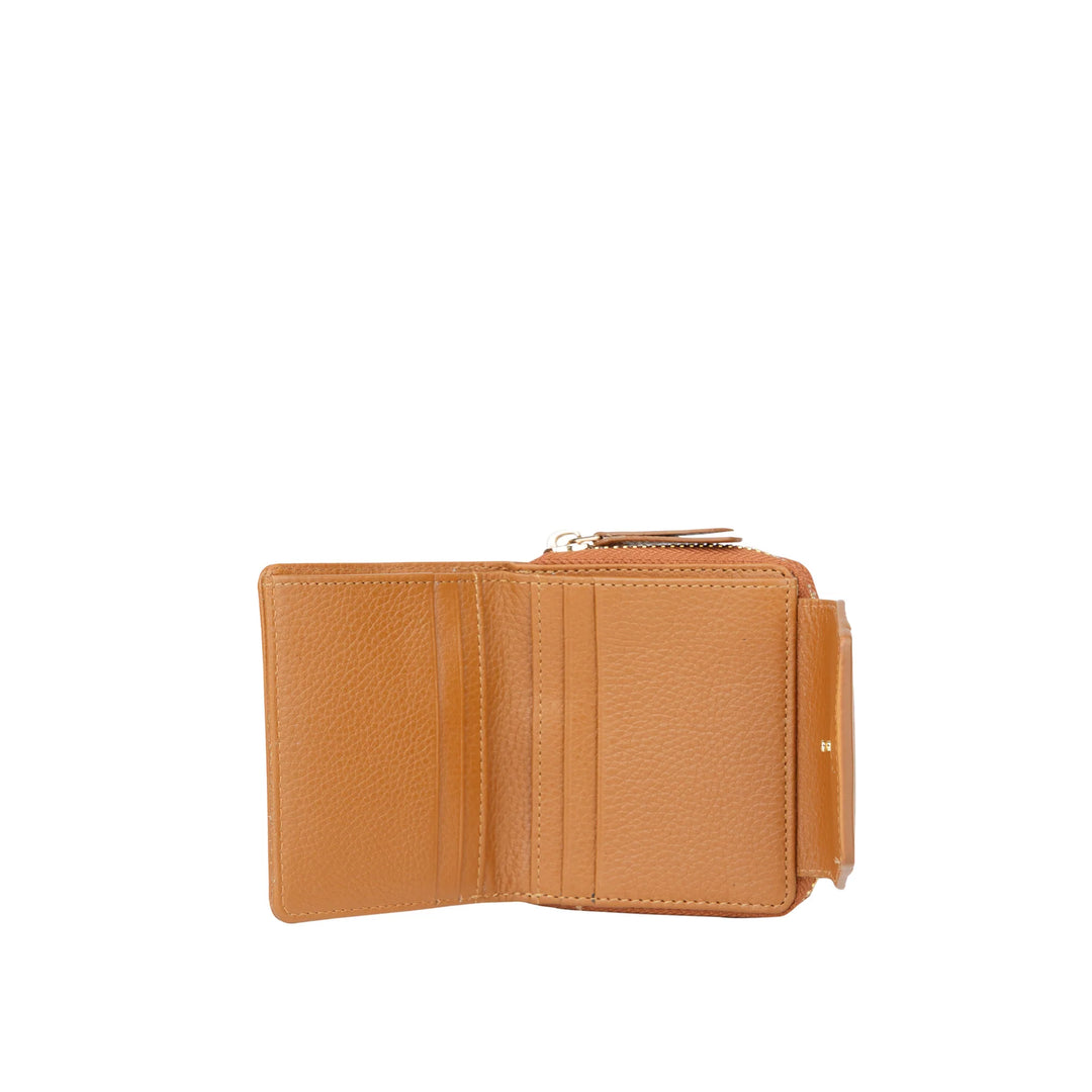 Binnenkant Bellicci Capucine dames portemonnee cognac #kleur_cognac