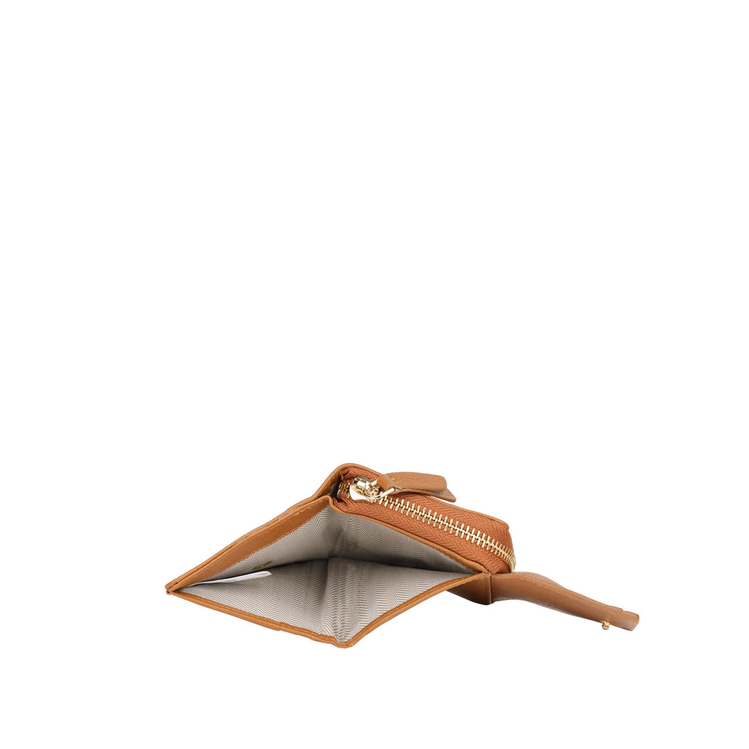 Bovenkant Bellicci Capucine dames portemonnee cognac #kleur_cognac