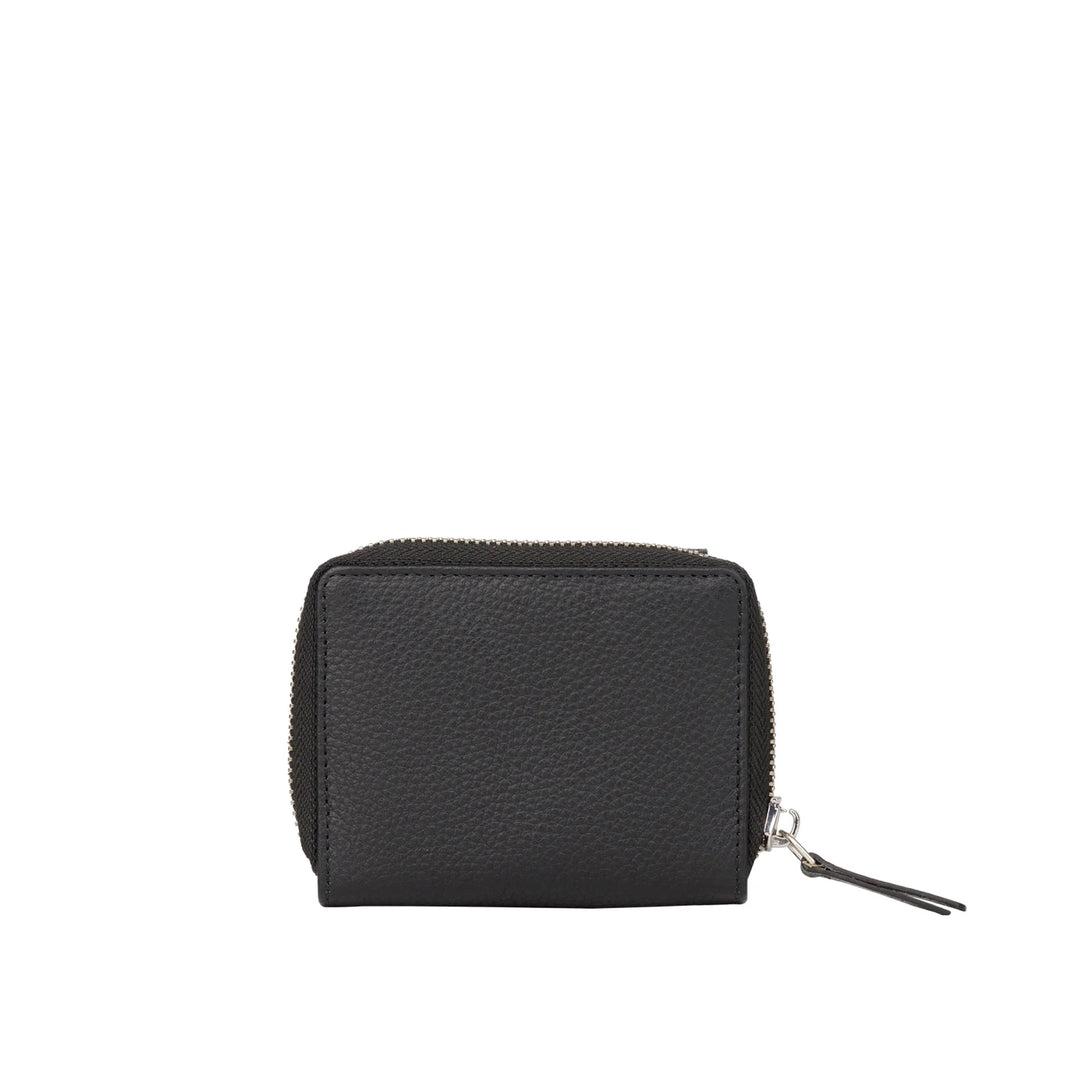 Achterkant Bellicci Capucine dames portemonnee zwart #kleur_zwart