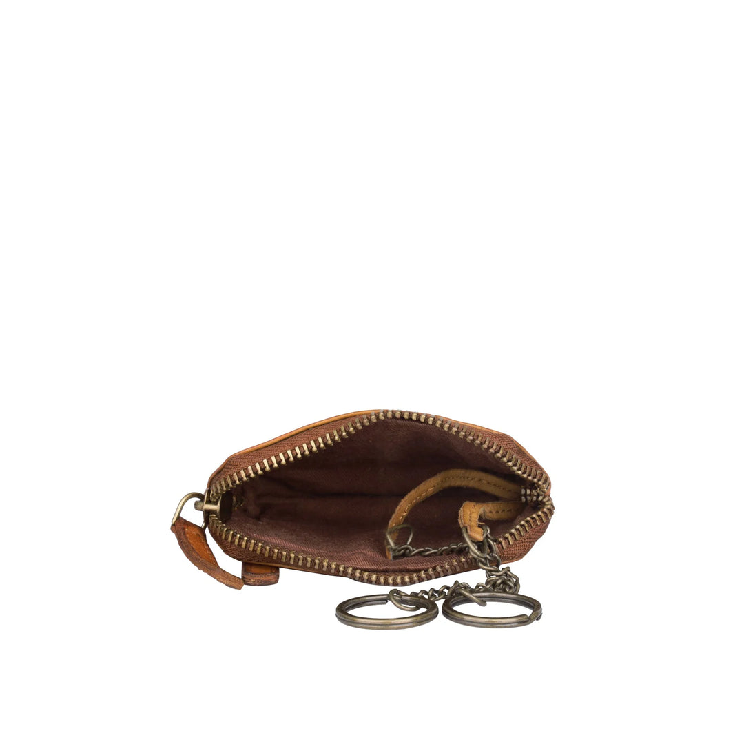 Binnenkant Bellicci Carissa sleuteletui #kleur_cognac