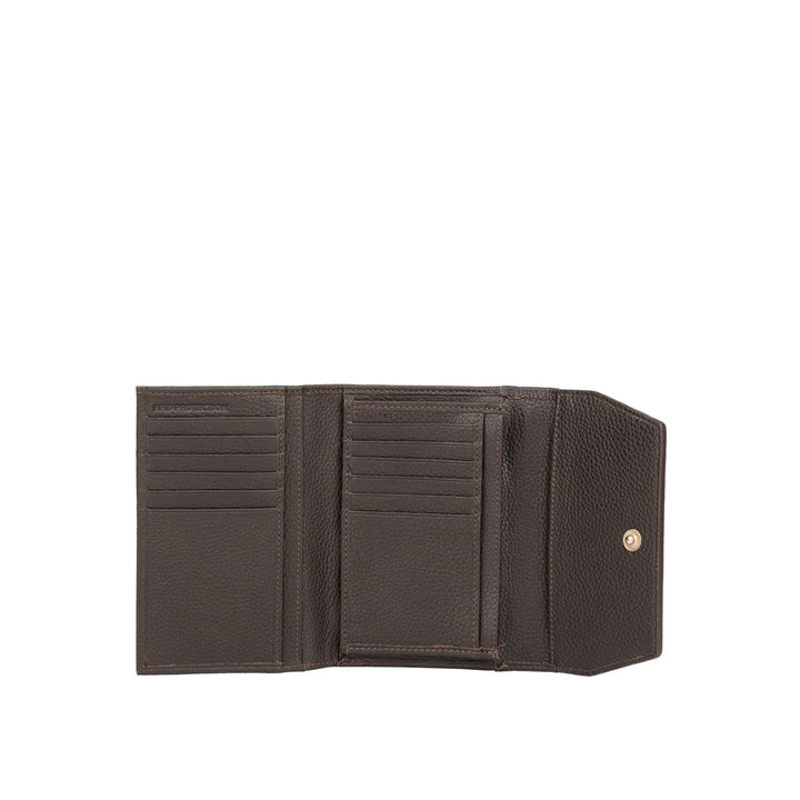 Binnenkant Bellicci Clementine dames portemonnee #kleur_donkerbruin