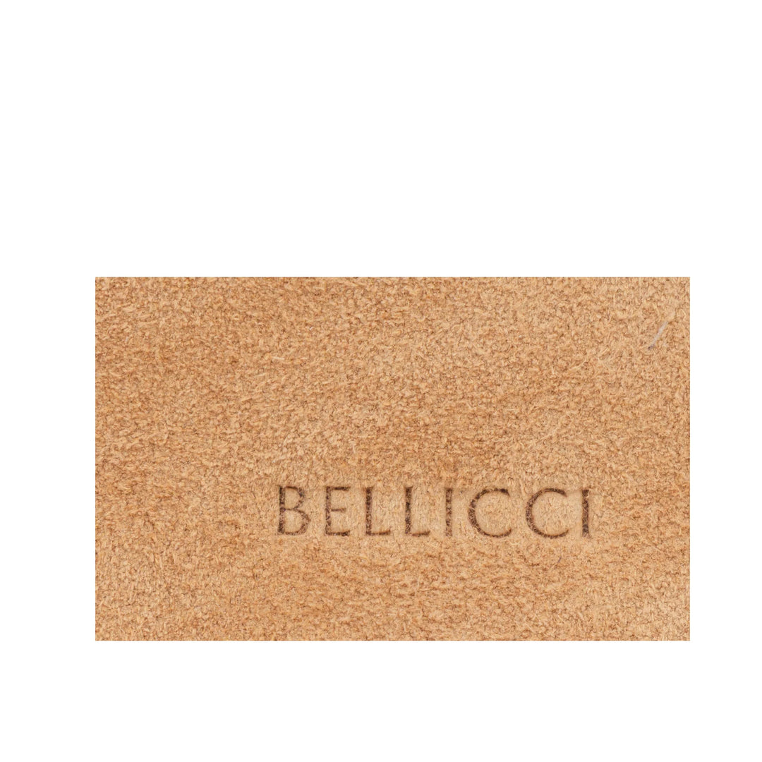 Details Bellicci Rhea kleine suede schoudertas #kleur_mushroom