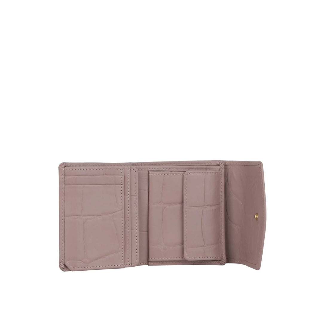Binnenkant Bellicci Venus kleine dames portemonnee #kleur_lavendel 