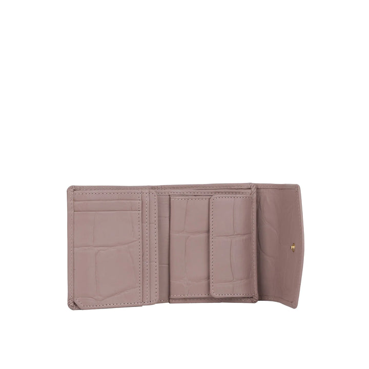 Binnenkant Bellicci Venus kleine dames portemonnee #kleur_lavendel 