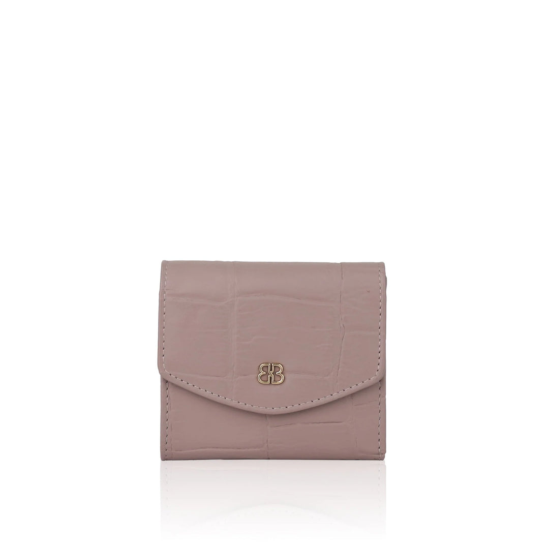 Voorkant Bellicci Venus kleine dames portemonnee #kleur_lavendel 
