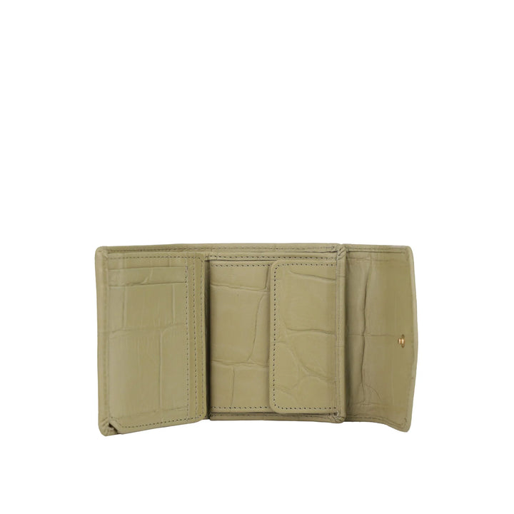 Binnenkant Bellicci Venus kleine dames portemonnee #kleur_mintgroen