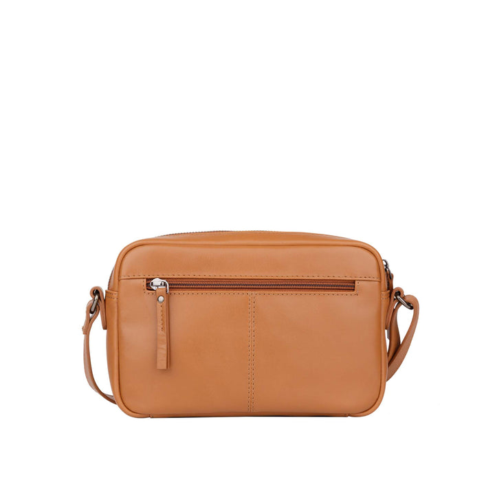 Achterkant Bellicci pia crossover mintgroen #kleur_cognac