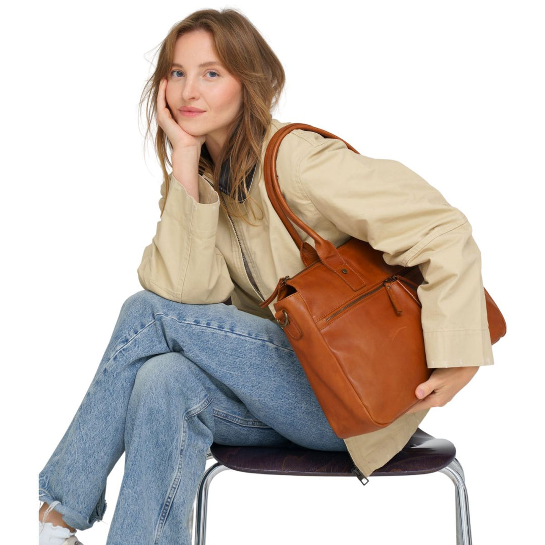 In gebruik #kleur_cognac