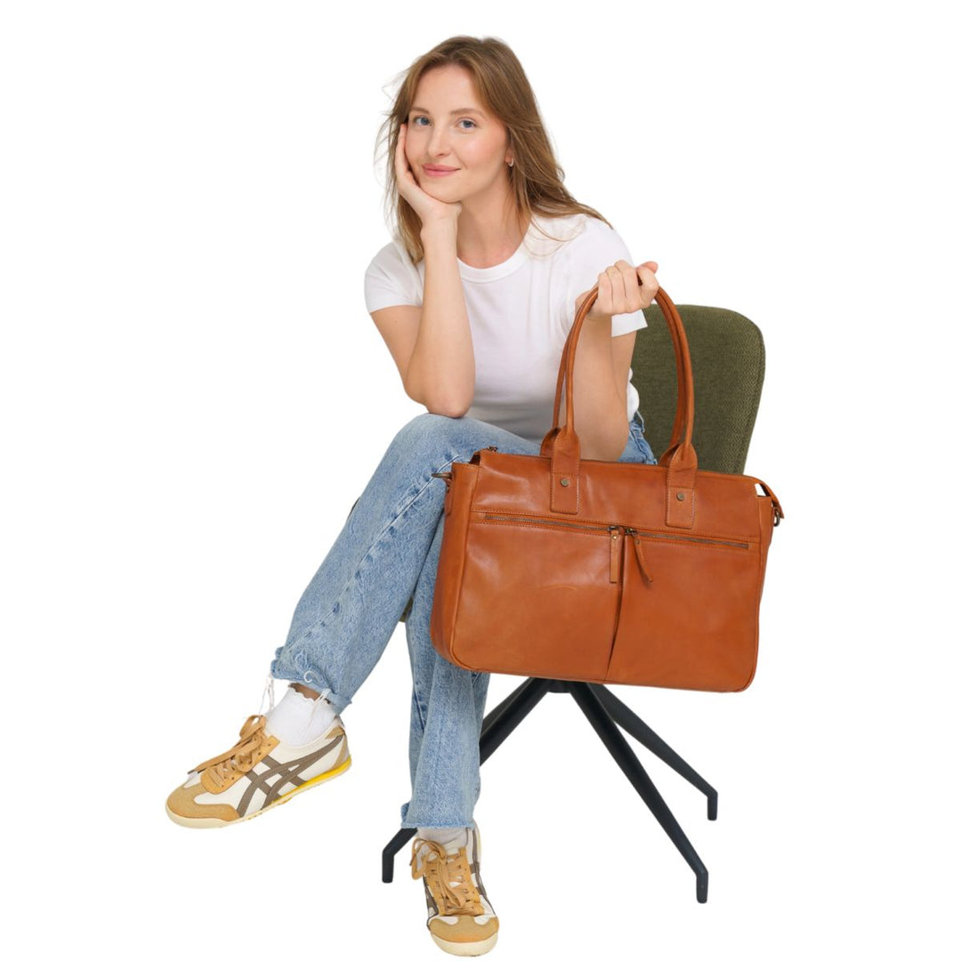 In gebruik #kleur_cognac