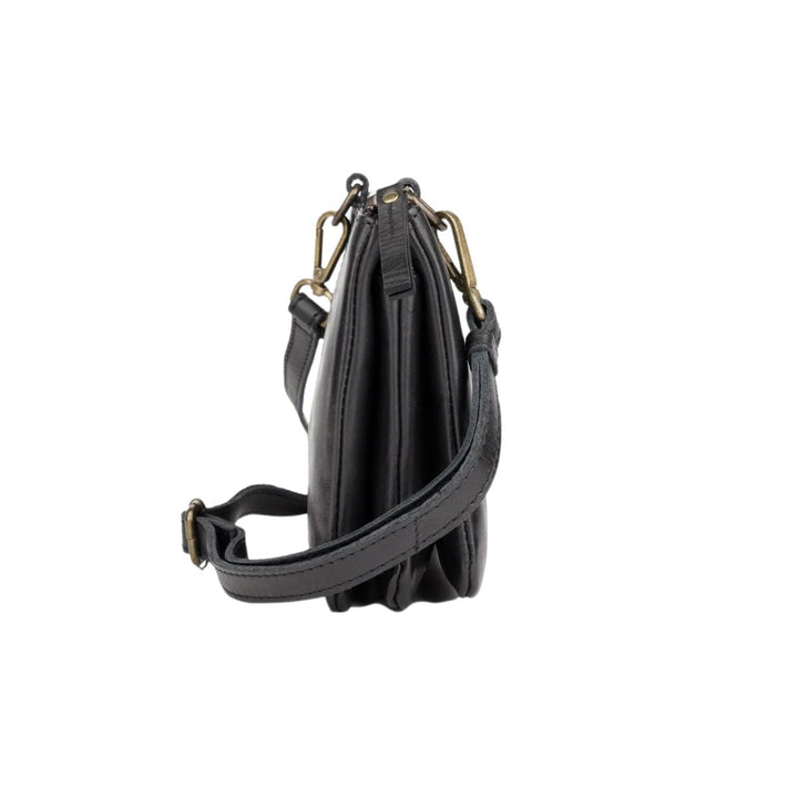 Zijkant van de Bellicci Glenda zwart #kleur_zwart