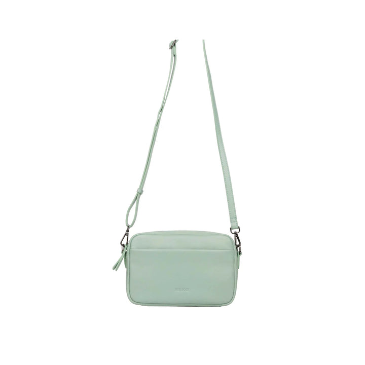 Voorkant met schouderbanden Bellicci pia crossover mintgroen #kleur_mintgroen