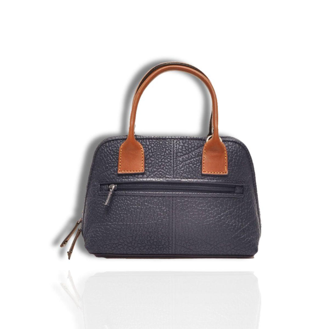 Achterkant Berba leren crossbody mini bag 210 navy #kleur_navy