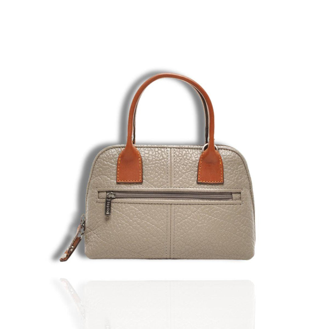 Achterkant Berba leren crossbody mini bag 210 taupe #kleur_taupe