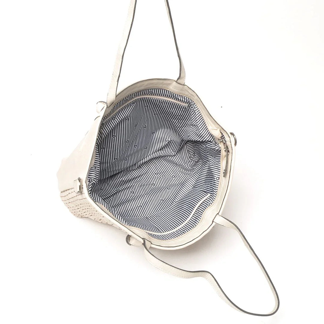 Binnenkant van de Berba 336-215 leren shopper in het chalk #kleur_chalk