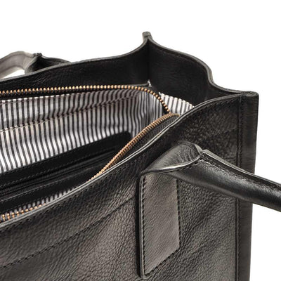 Details van het leer #kleur_black