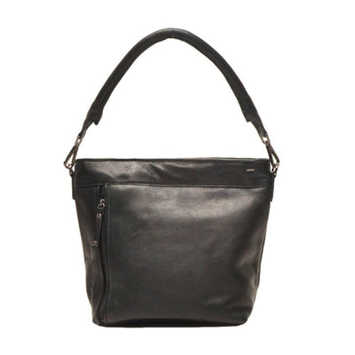 Voorkant Berba Lucca Bucket bag black #kleur_black