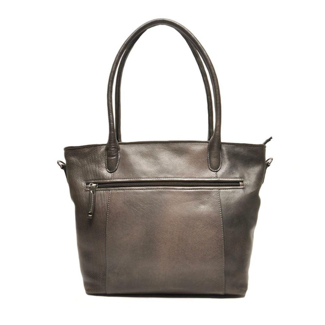 Achterkant Berba Lucca shopper elephant-grey #kleur_elephant-grey