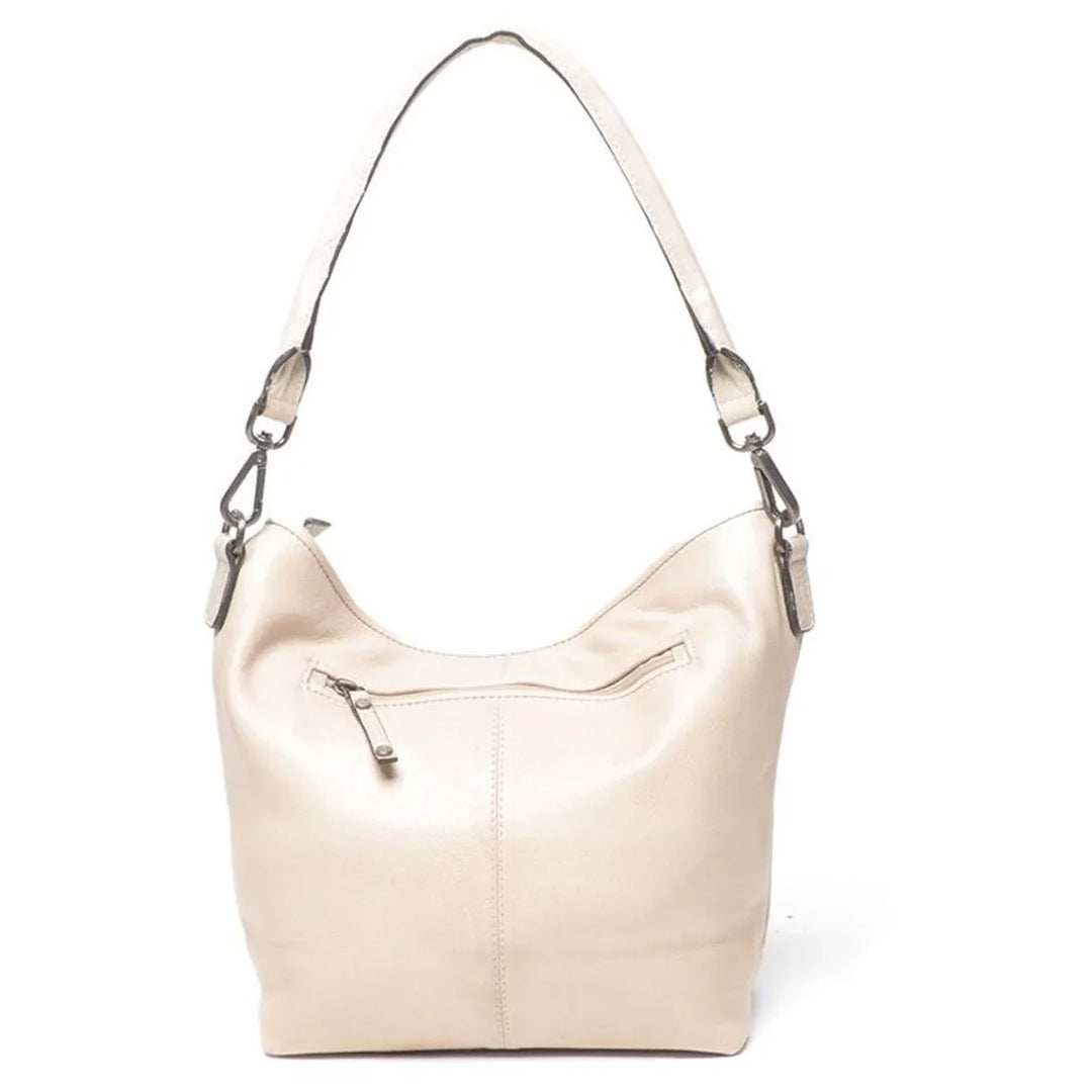 Achterkant van de Berba Lucca Bucket 994 chalk #kleur_chalk