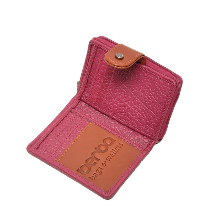Binnenkant van de Berba Chamonix 910 portemonnee Foksia #kleur_foksia