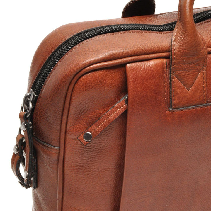 Details van het materiaal #kleur_cognac