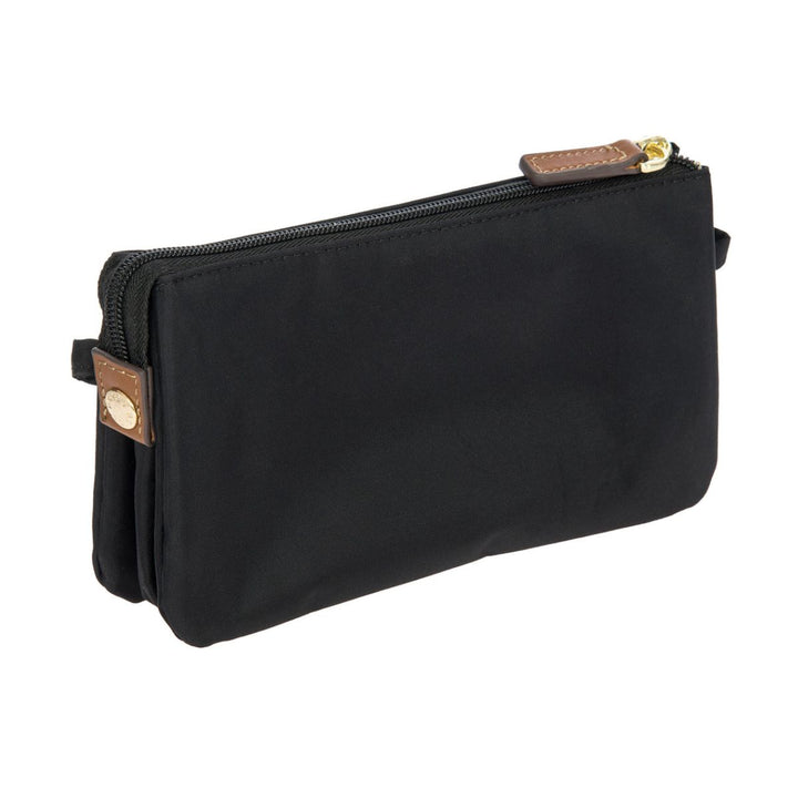 Achterkant van de Bric's 45782 pockets pouch zwart #kleur_zwart