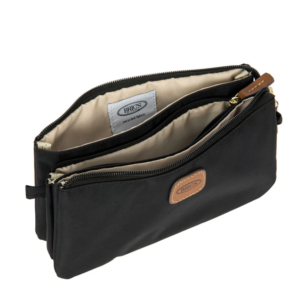 Binnenkant van de Bric's 45782 pockets pouch zwart #kleur_zwart