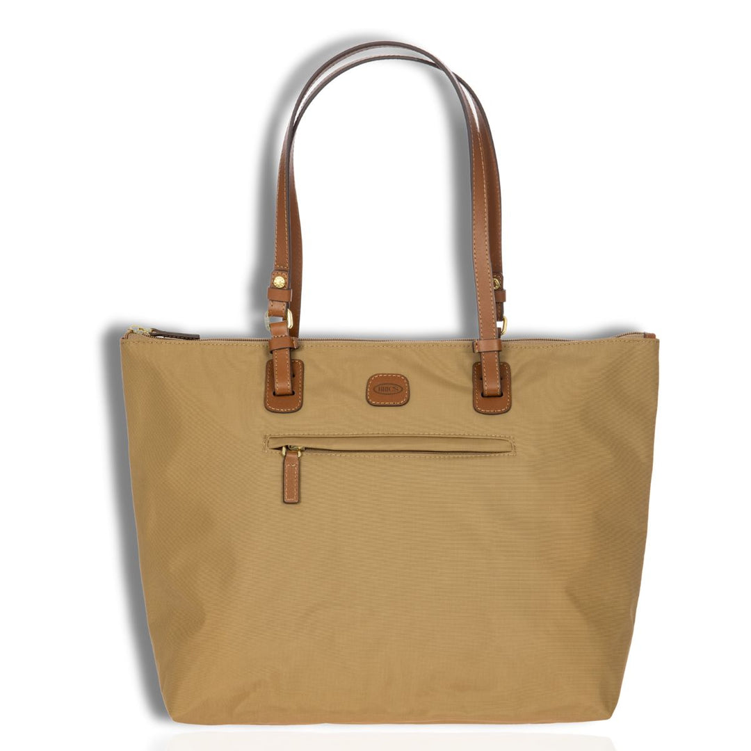 Voorkant Bric's 45070 Grootte shopper beige #kleur_beige