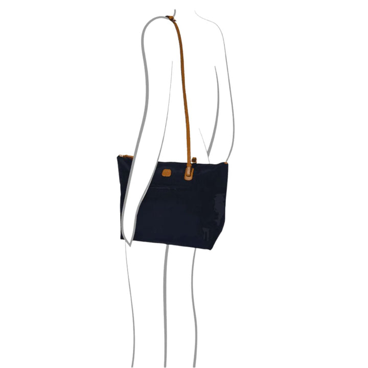 De Bric's 45070 -Collection grote shopper navy in gebruik #kleur_navy