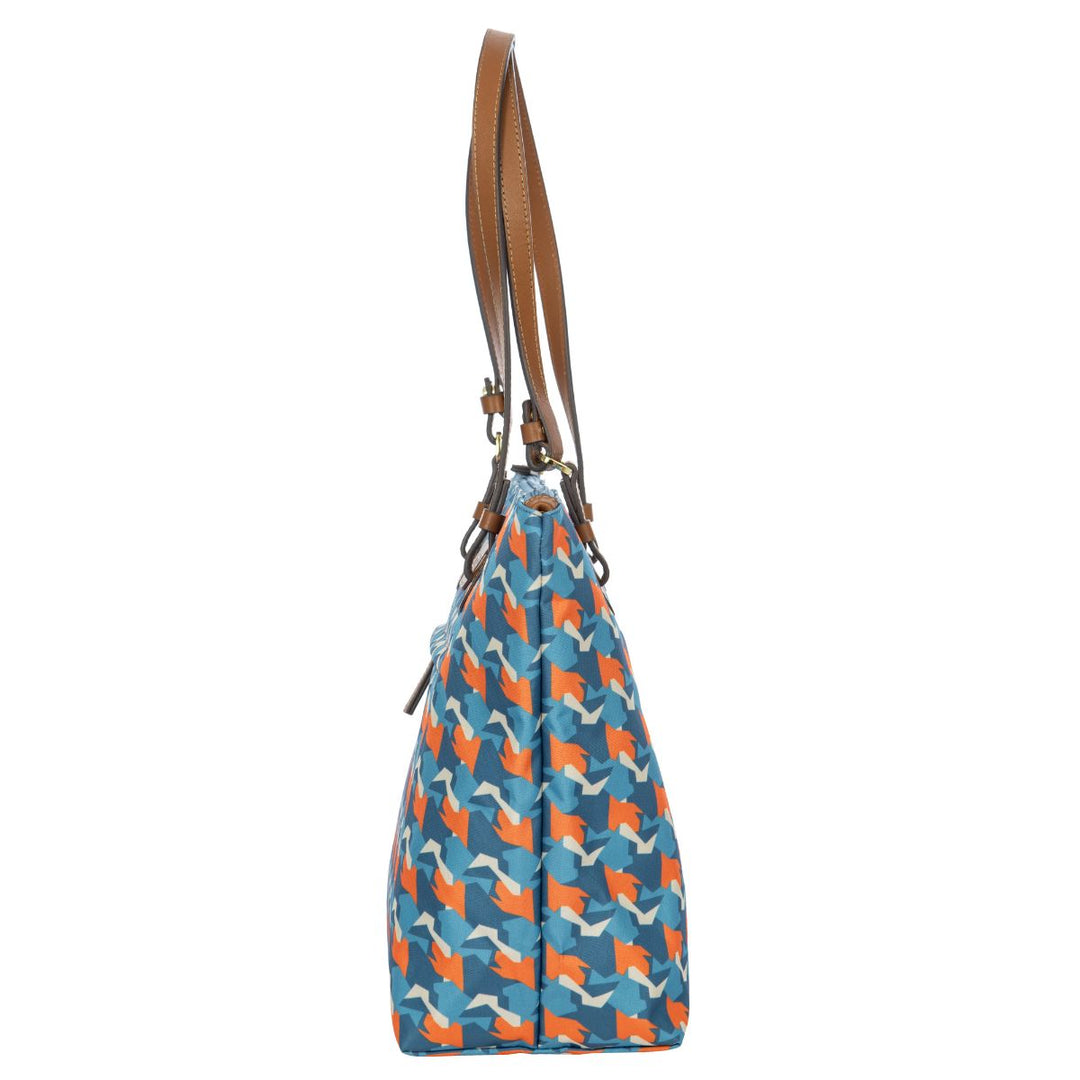 Zijkant Bric's 45071 x-bag medium 3 in 1 shopper tropical #kleur_tropical