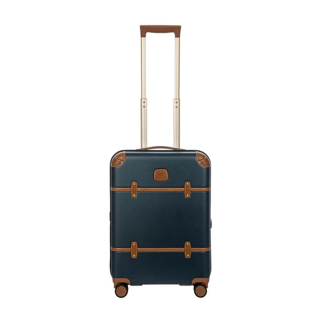 Voorkant van de Bric's Bellagio handbagage in het navy #kleur_navy