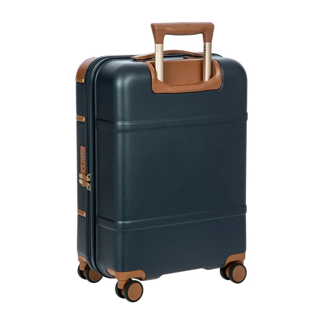 Achterkant van de Bric's Bellagio handbagage in het navy #kleur_navy