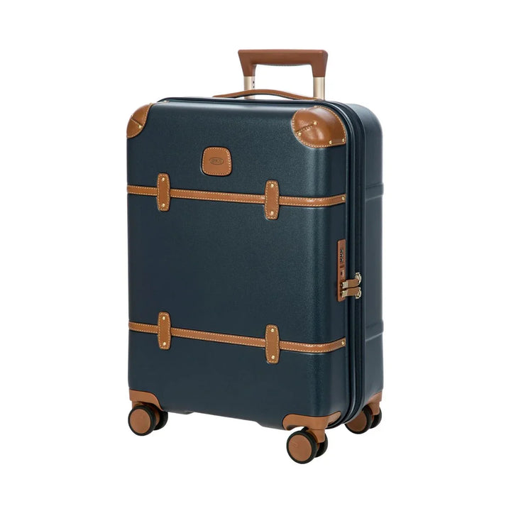 Voorzijde van de Bric's Bellagio handbagage in het navy #kleur_navy