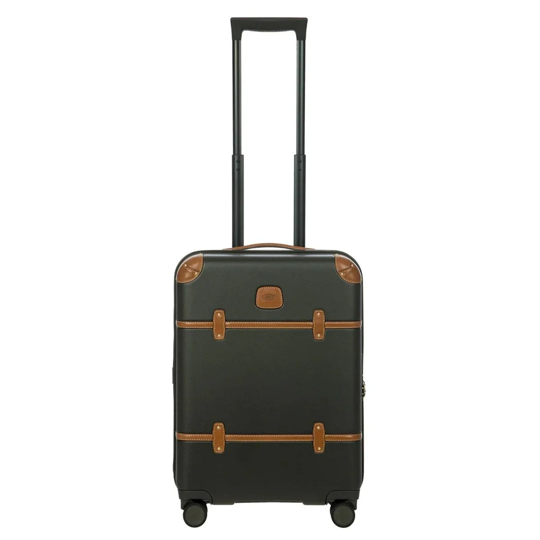 Voorkant van de Bric's Bellagio handbagage in het olijf #kleur_olijf